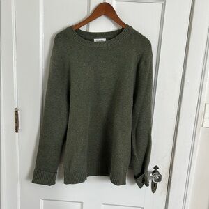 Goodfellow & Co Green Knit Crewneck Sweater